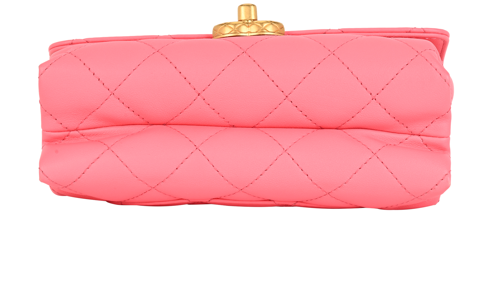 Matelasse Shoulder Bag, &pound;2,350, Handbags, Pink, Leather, Top view